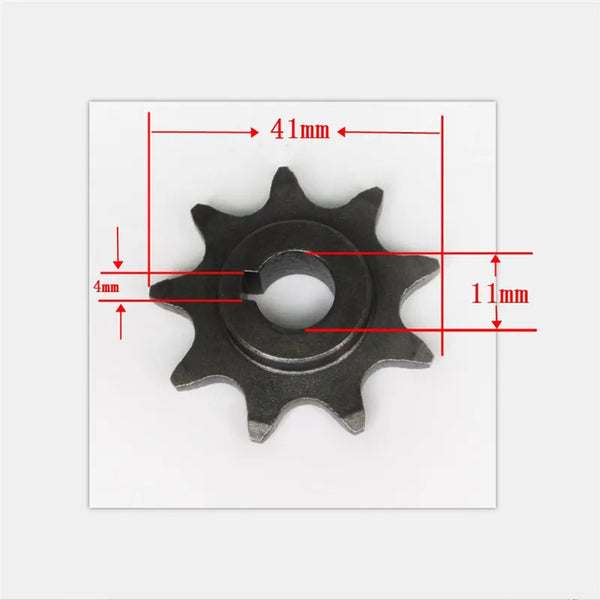 9 Tooth Sprocket For Electric Bike Motor MY1016Z Unitemotor MY1018 Original 9T Sprocket Electric Scooter Engine Sprocket For 410