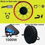 electric fat bike kit 65km/h 48v 1500w electric fat bike conversion kit with triangle lithium battery samsung cell