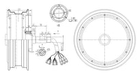 12inch 2000W 260 V4 72V70KPH BLDC Electric Scooter Single Shaft In-Wheel Hub Motor