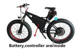 electric fat bike kit 65km/h 48v 1500w electric fat bike conversion kit with triangle lithium battery samsung cell