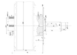 QS MOTOR High power 10kW 60H  V3 e car hub motor for 100KPH TOP Speed