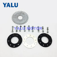 Bicycle Spoke Chain Wheel Bike Rear Wheel 32T Sprocket For Our Left Drive Motor Kit 16T Freewheel With Adapter For Motor MY1016Z