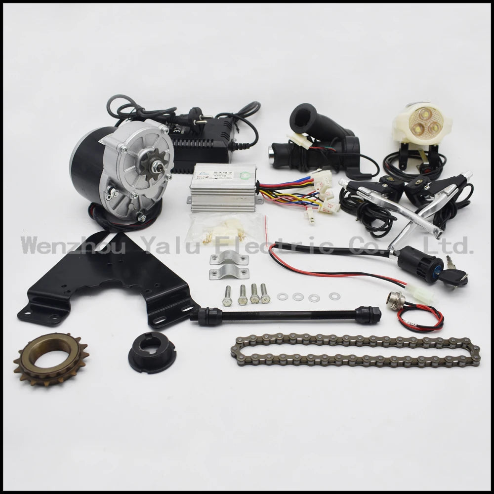 24V36V 350W electric bicycle refit Kit (side mounted) is suitable for ordinary bicycle electric motor cheap suit.