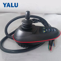 Wheelchair Amusement Theme Zone Happy LeBar Car Rides Joystick Controller For Plaza Park Funny Leswing Balance Car with USB Port