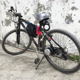YALU 24V 36V 350W Left Side Chain Drive Brush Electric EBike Motor Kit Rear Wheel Gear Sprocket Electric Motor Bicycle Solution