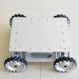 40KG Load Shock Absorption Mecanum Wheel Robot Car Chassis Kit with 4pcs Planetary Gear Motor for Arduino STM32 Raspberry Pi