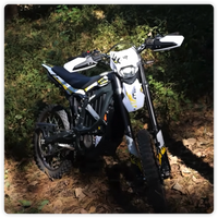 Suron Ultra B Electric Dirt Bike - Powerful MX Ebike with Central Motor and Integrated Lithium Battery 74V 55Ah  for Off-Road Adventures Road Legal Version