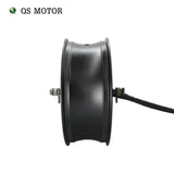 QSMOTOR 17X6.0inch 12000W V4 96V 157kph Hub Motor With SIAPT96800 Controller For High Power Electric Motorcyc