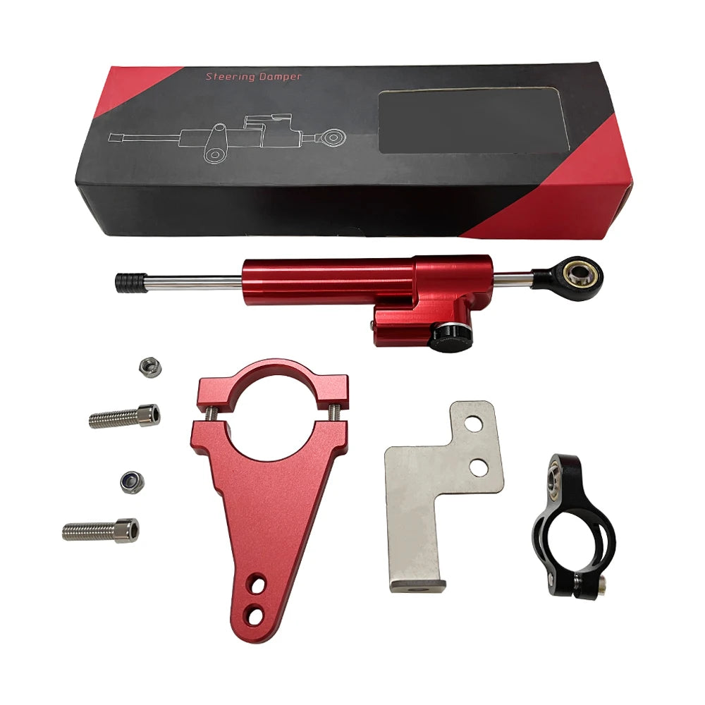 Steering Damper for FLJ SK2 E2 H10-2 Electric Scooter dual front big suspension 13inch 14 inch kickscooter Stabilizer