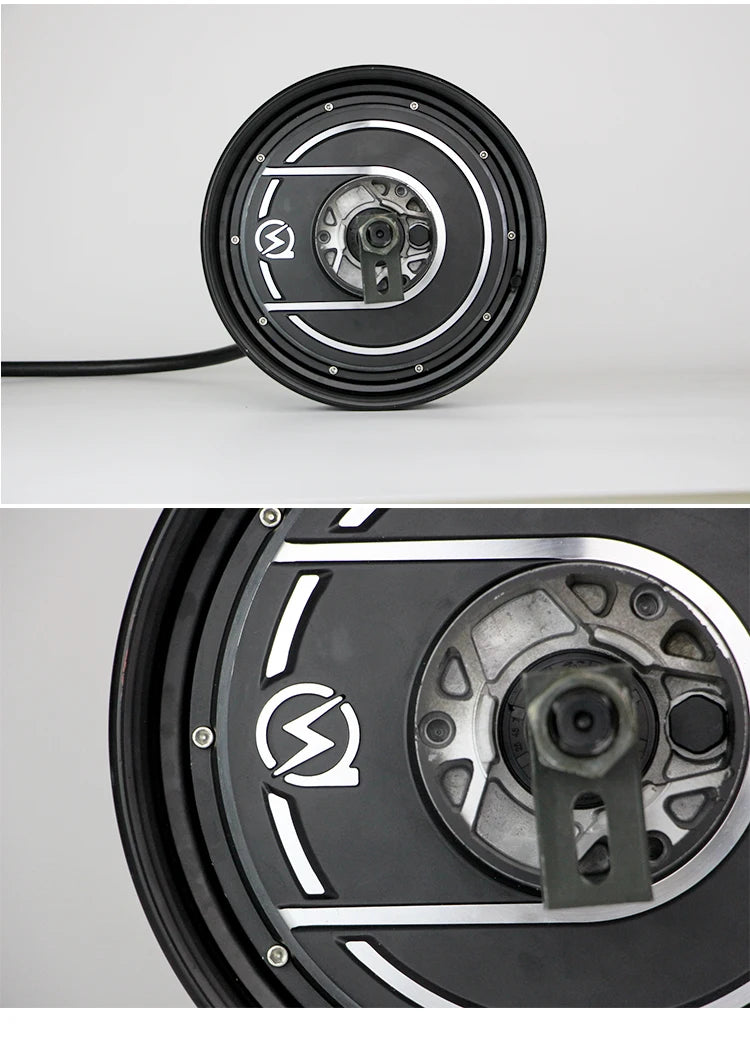 High Power QSMOTOR 10inch 2500w V4.2 72V 106kmh DC Brushless Racing Scooter Electric Hub Motor  with CE