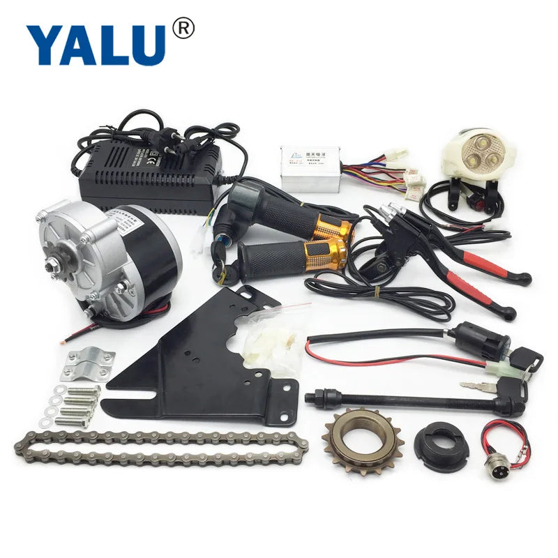 24V 250W Aluminum Brake Lever Bike Motor Set Electric Drive Ebike Conv ...