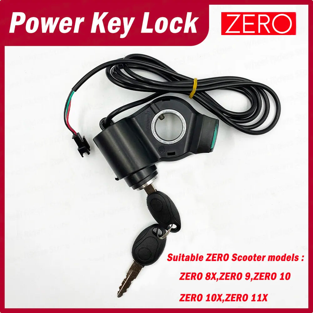 Zero Button Key ZERO Ignition Key Power Key Lock for ZERO8X/9/10//10X /11X Scooter Ori ...