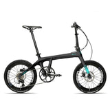 20-inch Foldable Bike Carbon Fiber 18 Speed Ultra-lightweight Adults JAVA Dual Disc Brake Folding Bicycle Bicicleta Plegable