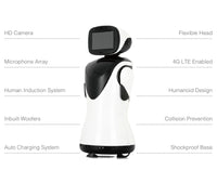 Humanoid service welcome dancing and singing robot /shopping mall reception voice guide robot