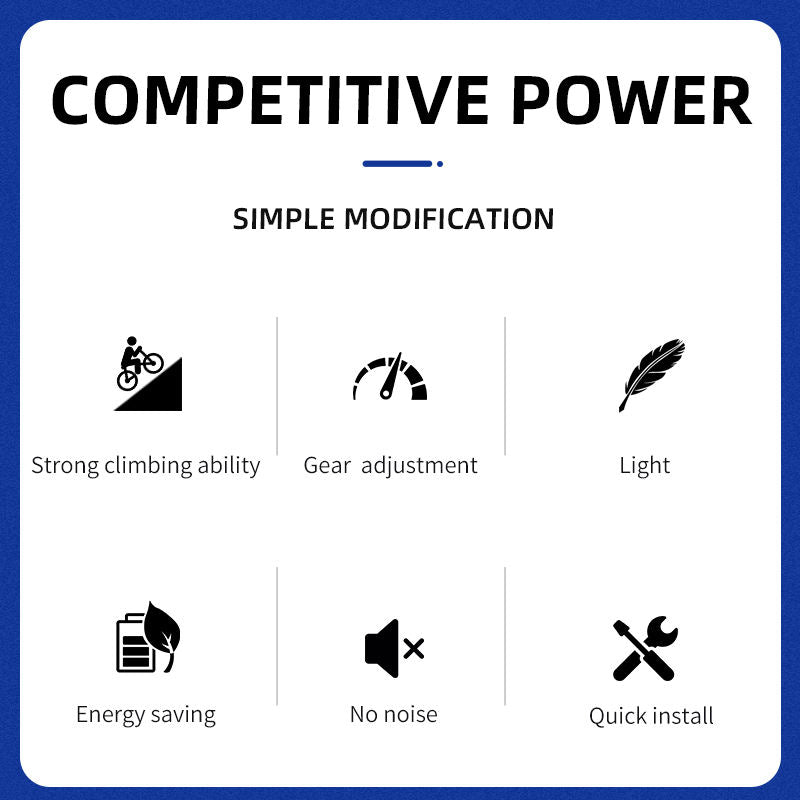 keyde S110 rear motor for electric bicycle conversion kit wireless control 250W 36V, highly integrated rear motor for ebike conversion kit