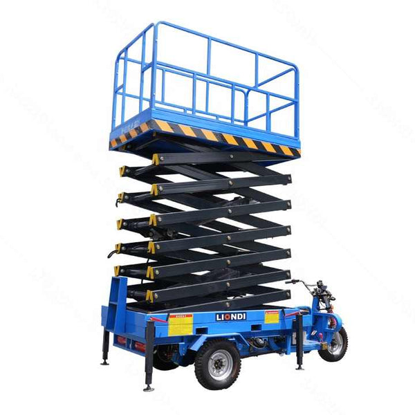 CE New Tricycle Lifting Mobile Platform Remote Control Lifting Platfor ...