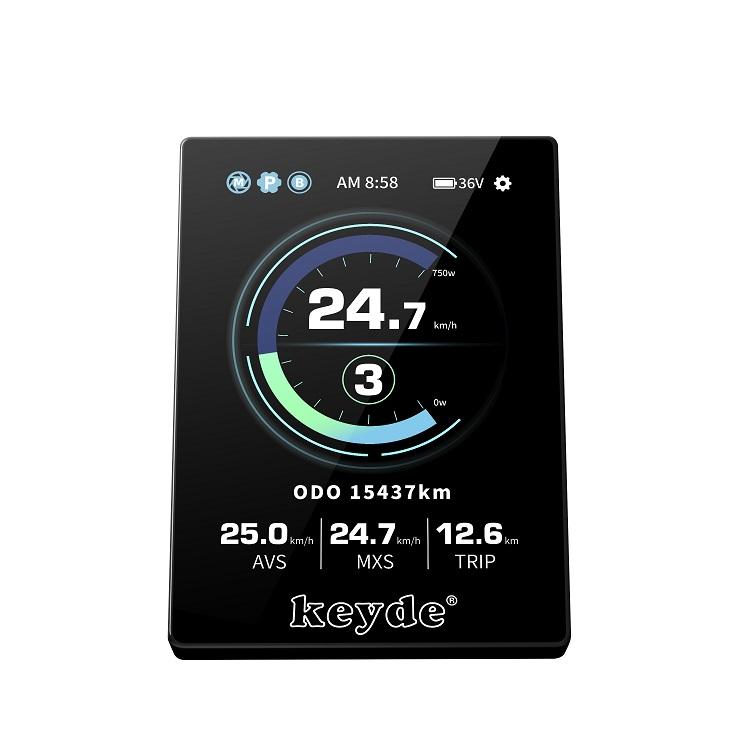 Keyde BTD260 Wireless Electric Bike Display - 2.6-inch HD Screen with Bluetooth, Lithium Battery, and Touch Control