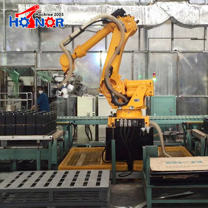 Manufacturer Custom Automatic Packaging Machine Palletizer Robot Packer 4 Axis Palletizing Robot