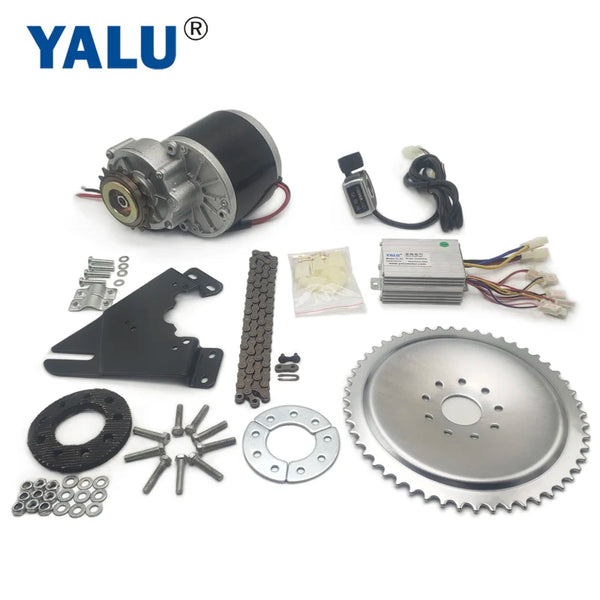 Electric bicycle Left Drive Conversion Kit MY1016Z3 350W 36V left freewheel Ebike motor Kit for Disassembly-free disc brake