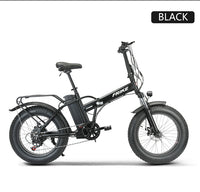 FRIKE Portable Trailblazer 20-Inch Foldable Mountain Ebike - Unleash Your Adventure with this Compact Off-Road Electric Bicycle