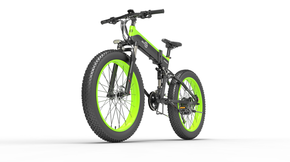 Ship From US EU Warehouse Bezior x1500 folding electric mountain bike 26 inch 40km/h 1500W 48V 13Ah fat tire off road snow beach electric dirt bike