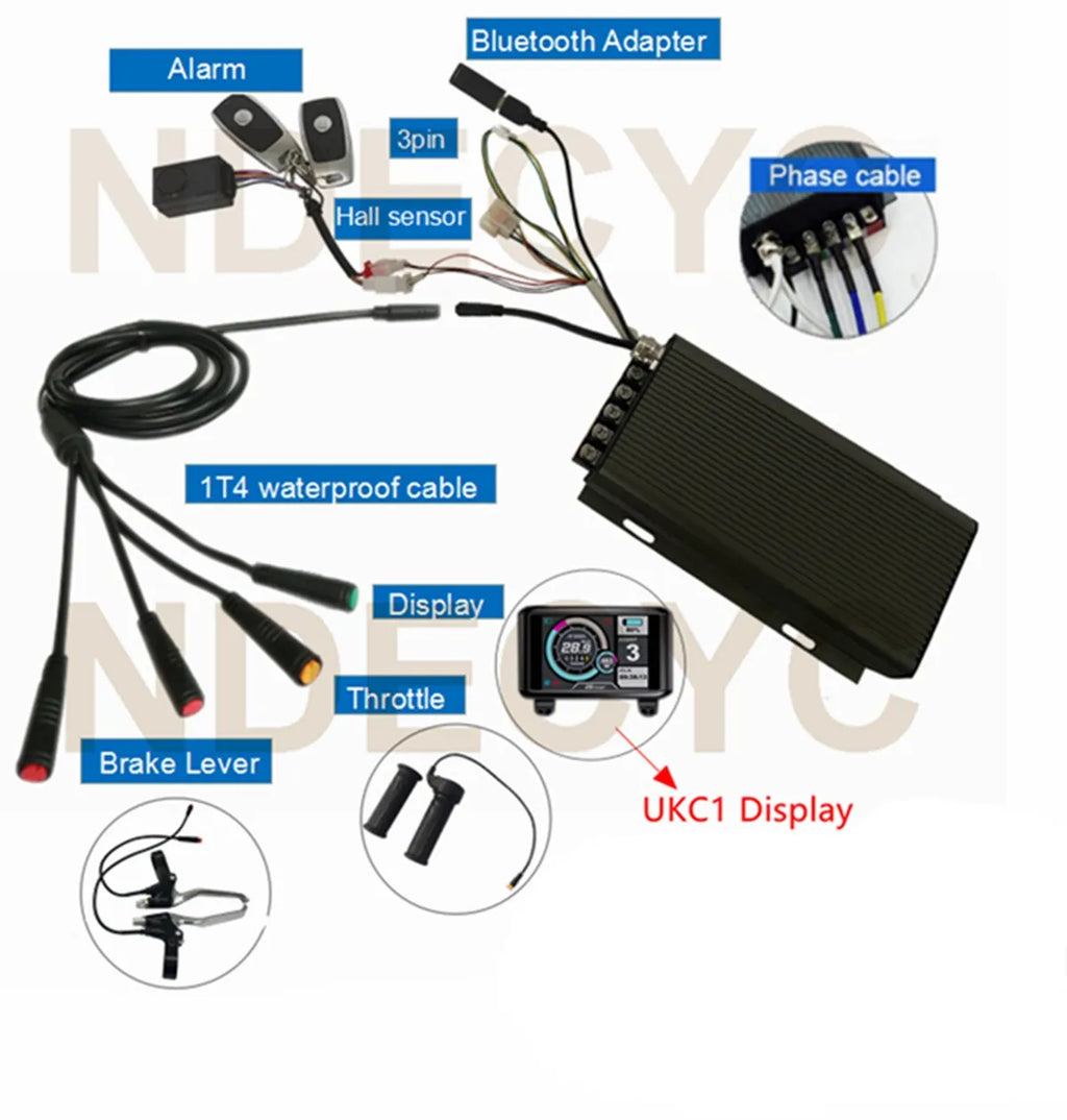 NBpower/QS273 V3 72v 8000W Ebike kit 150mm Dropout Motorcycle Electric Bike Motor Wheel with Waterproof Sabovon Controller UKC1