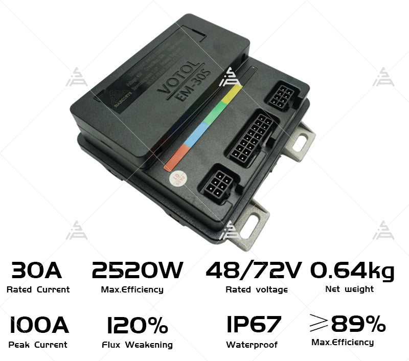 Free shipping Programmable VOTOL EM30sp 72V 32A 40KPH Controller for Electric Scooter Bike