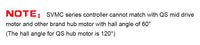 Sabvoton 72150 V2 SVMC series PAS available Motor Controller Kits with H6 TFT display and bluetooth adaptor