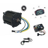 QSMOTOR QS180 90H 8000W Mid Drive Motor for Off-Road Electric Motorcycles - High-Power PMSM Motor with Encoder Sensor  8000W Mid Drive Motor For Dirt Bike