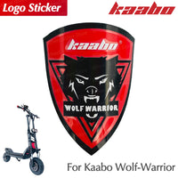 Kaabo Wolf Warrior Logo Sticker badge Wolf-warrior WW front parts accessories original scooter sticker