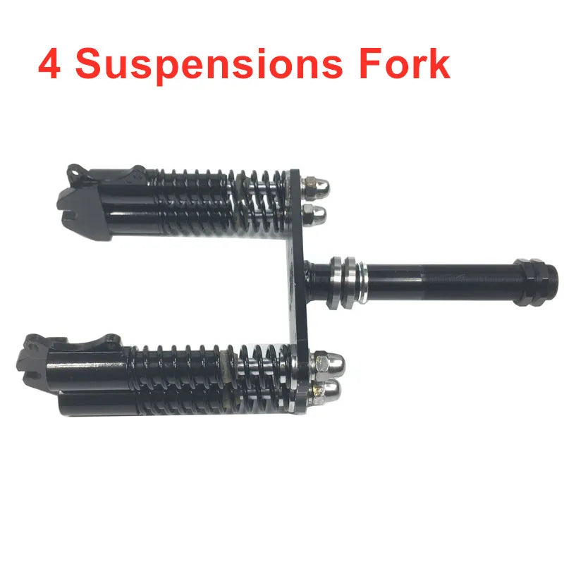 FLJ T113 front Fork Suspensions with double 4 suspensions C shape front fork shock damping