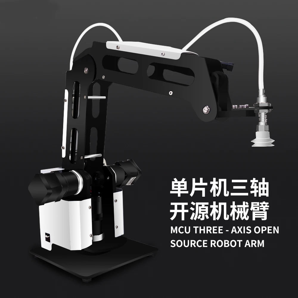 0.5kg Load Industrial 3 Axis Robotic Arm Planetary Reduction Manipulator Open Source Secondary Development Teaching Robot