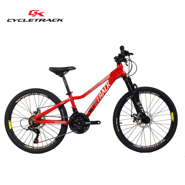 CYCLETRACK 24 Speed Mountain Bike Aluminium Alloy 24 inch SHIMANO Mechanical Disc Brake OEM MTB Bicycle Bicicletas Cycle for Men
