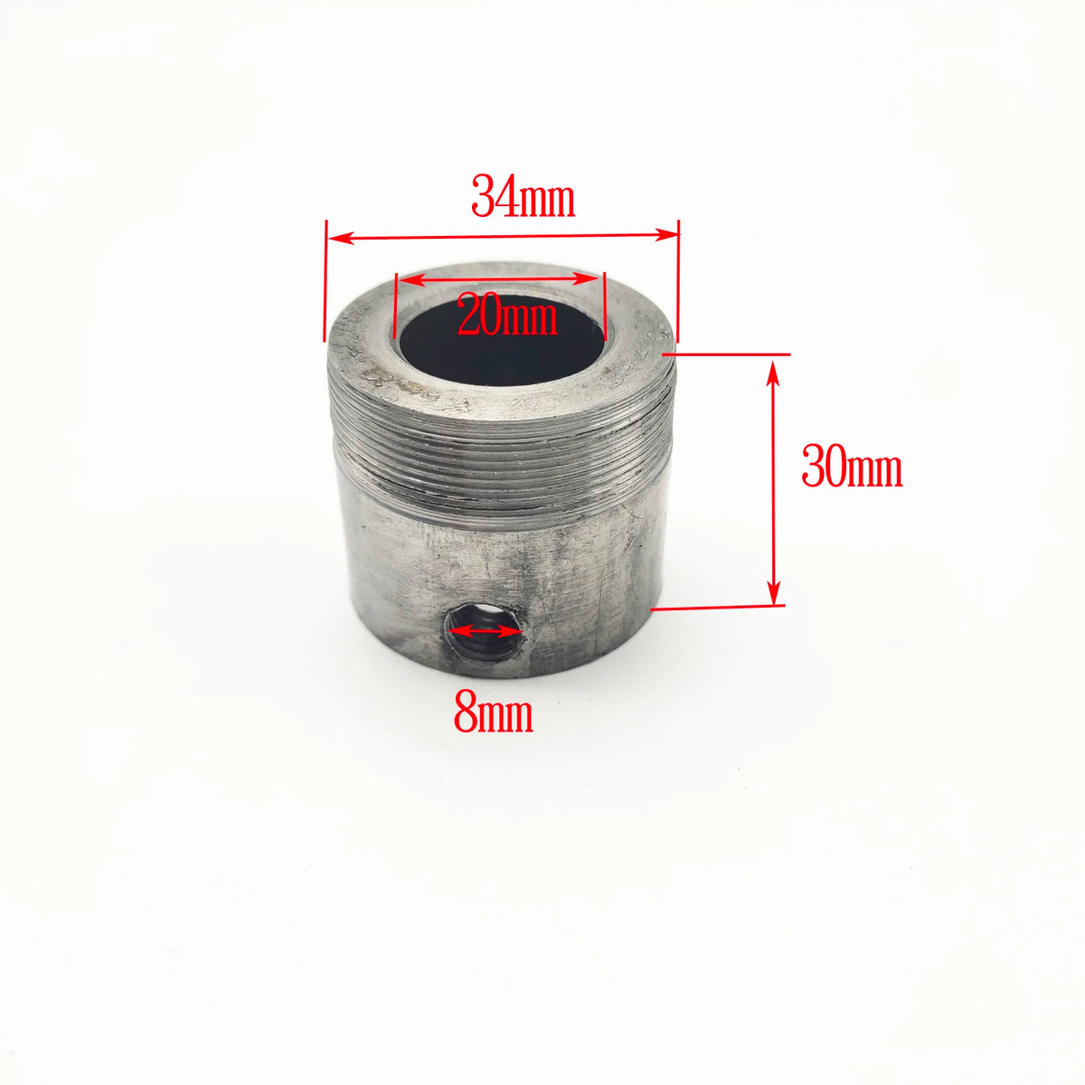 Freewheel Adapter internal diameter13/16/20/21/22/23/24/25/26/27/39/31mm for Tricycle No Teeth Flywheel Connector 34mm Thread