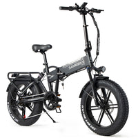 SAMEBIKE XWLX09 Foldable Electric Bicycle 500W 48V 10Ah SHIMANO 7 Speed Adjustable 20 "Aluminum Alloy Full Suspension MTB Ebike