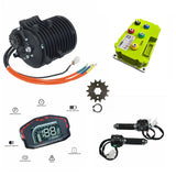 QS138 70H 3000W V3 Mid-Drive Motor for Electric Dirt Bikes - High-Performance PMSM Motor with Internal Reduction Gears