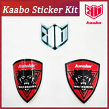 Kaabo Scooter Logo Sticker Badge Kaabo Sticker Kit Mantis Wolf Warrior 11 Wolf King Wolf X Wolf GT Brand Sticker E-scooter Parts