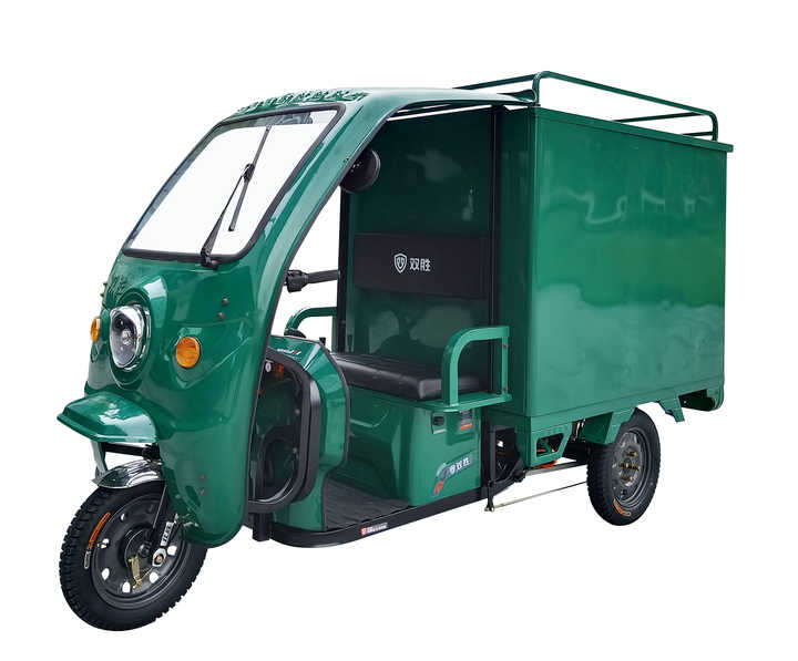 Factory Express Delivery 3-Wheel Cargo Electric Tricycle 60v Motorized 1000w Power Closed Body for Package Use