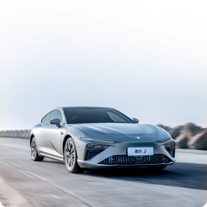 Neta S Sedan Electric Ev Car New Energy Vehicles Hozon 4wd Large Version Nezha Neta S Plus 4wd 2023 2024 Pure 650Km 715Km 1160Km
