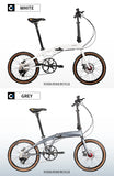 Keshengda KOSDA22 inch aluminum alloy ultra-light small wheel flat disc brake male and female adult small road bicycle