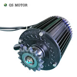 QS 1000W 72V 55KPH 428 Sprocket Mid Drive Motor kits with EM50SP controller for electric scooter