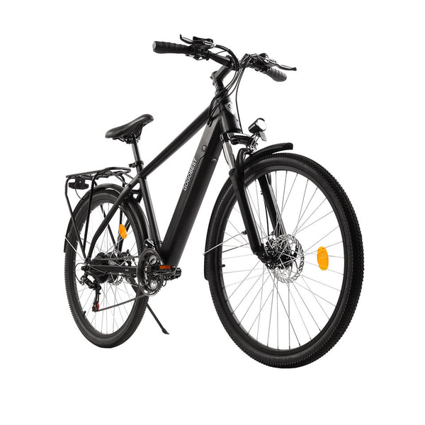 GOGOBEST GM29 Electric City Bike 350W Motor 36V 10.4Ah Battery Ebike with 27.5-Inch Tires and 21-Speed Gear System