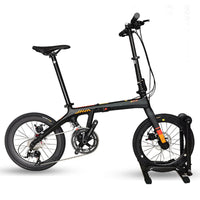 20-inch Foldable Bike Carbon Fiber 18 Speed Ultra-lightweight Adults JAVA Dual Disc Brake Folding Bicycle Bicicleta Plegable