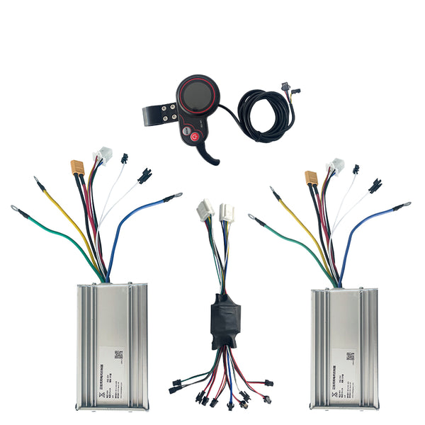YunLi Upgrade 60V 45A Controller Display Accelerator for FLJ 13inch Dual Motors 6000W Electric Scooter Meter Instrumentation