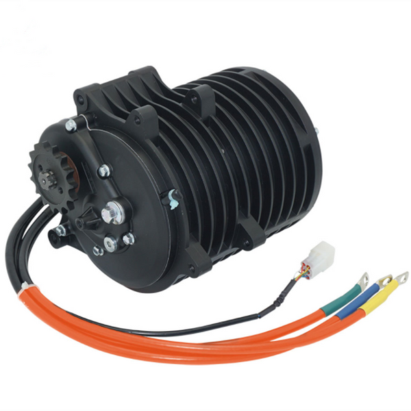 QS138 70H 3000W V3 Mid-Drive Motor for Electric Dirt Bikes - High-Performance PMSM Motor with Internal Reduction Gears