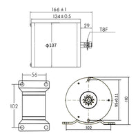 48V 60V 2000W Brushless DC Motor Electric Motor For Electric Vehicle With Controller, Chain And Throttle Scooter Conversion Kit