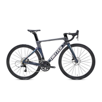 TWITTER Holographic AURORA RIV-22S T900 Carbon Fiber Road Bike HRD Hydraulic Disc Brake 700C Barrel Pumping 12×142mm bicicletas