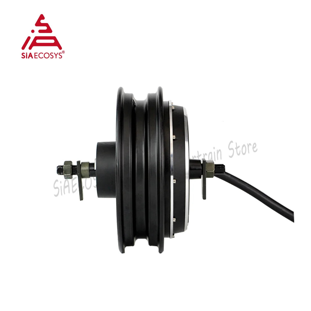 High Power QSMOTOR 10inch 7000w V4.2 72V 106kmh DC Brushless Racing Scooter Electric Hub Motor  with CE