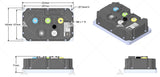 Free-shipping SIAECOSYS/FarDriver ND84850/ND96850 BLDC 450A 6000-8000W Electric Motorcycle Controller