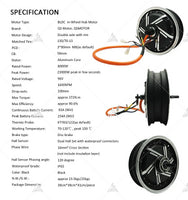 QSMOTOR 273 8000W V4 Hub Motor 96V 140KPH conversion kit with SIAYQ96850 Controller for Electric Motorcycle E-Scooter